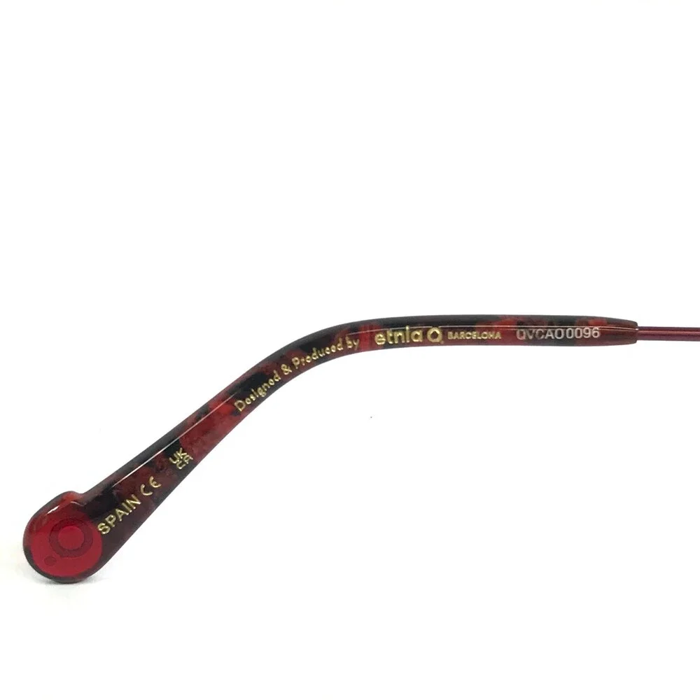 Etnia Barcelona Eyeglasses Frames EXEDRA BX Bordeaux Red Geometric 53-18-140